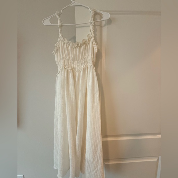 vestique Cream Smocked Strap Sundress - Picture 8 of 8